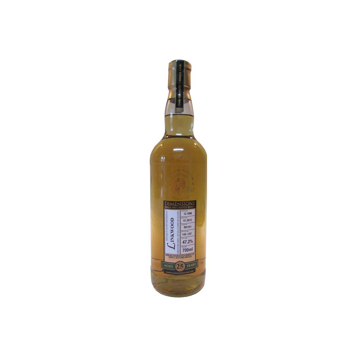 Linkwood Dimensions 1986 25 Years Single Malt Whisky