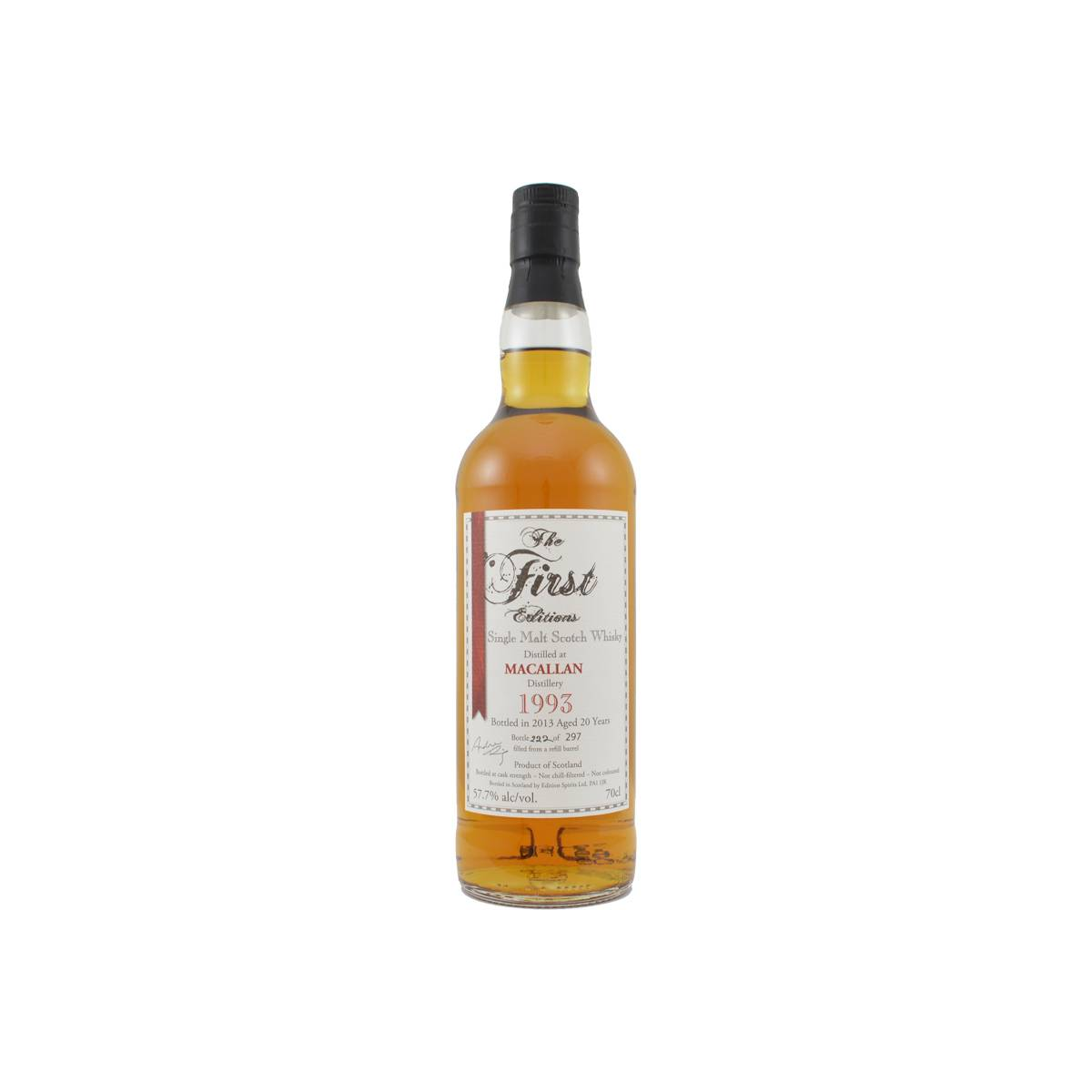 The Macallan The First Editions 1993 20 Years Single Malt Whisky