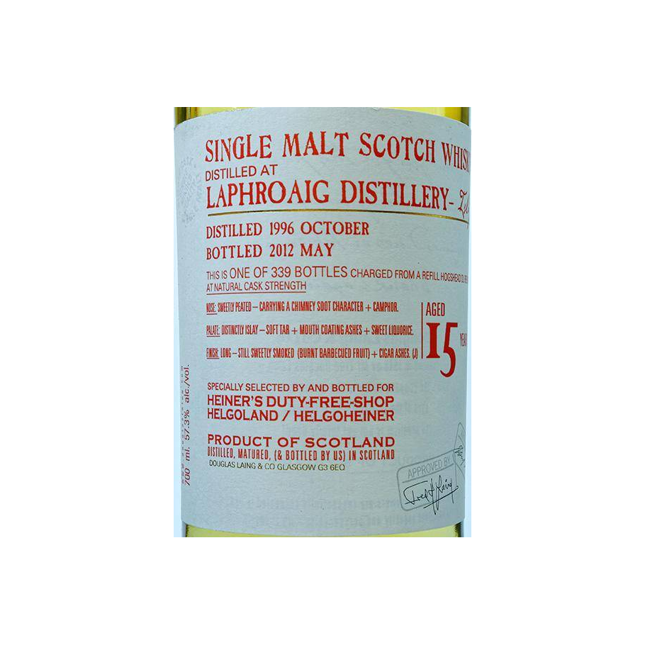 Laphroaig Old Malt Cask 1996 15 Years Single Malt Whisky 2