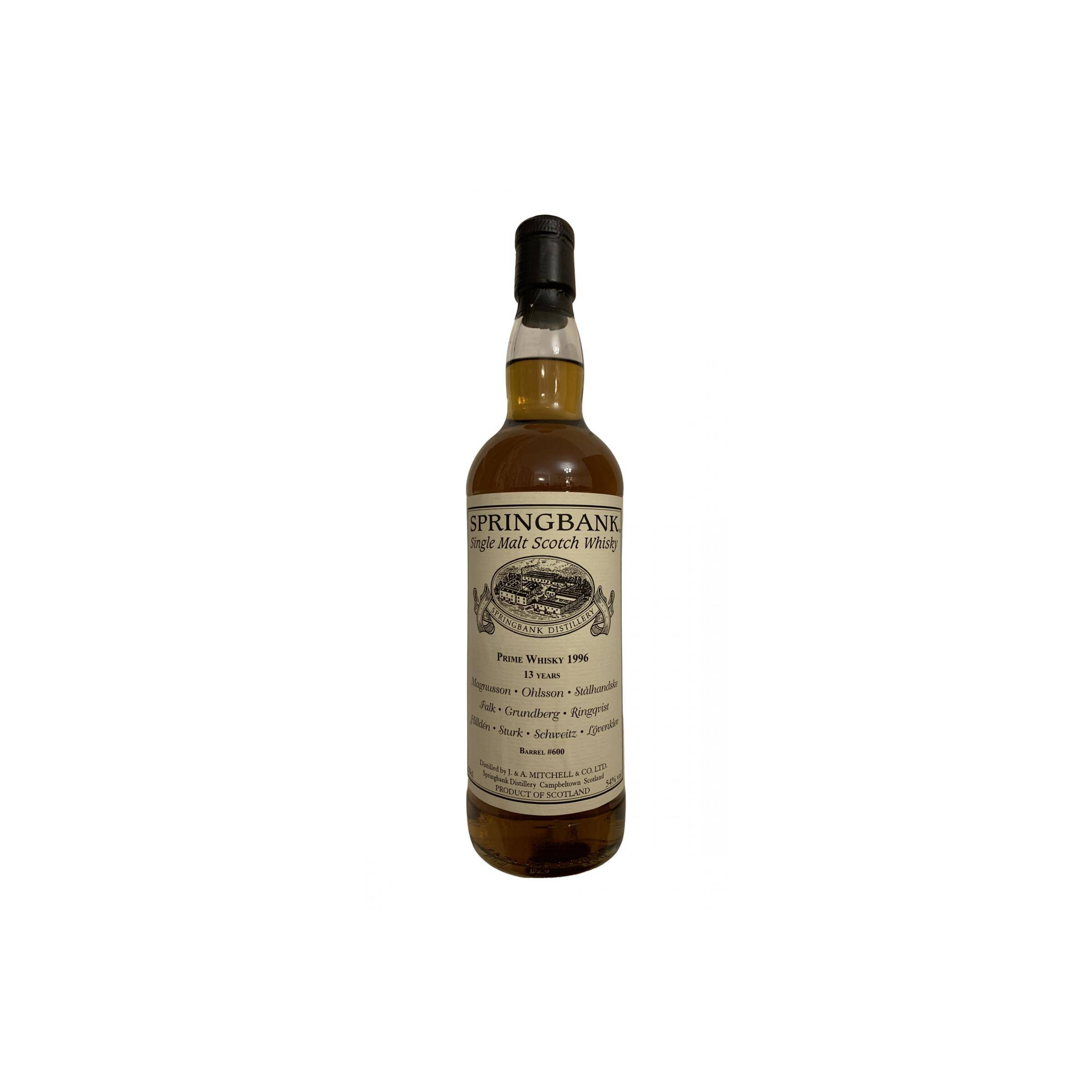 Springbank 1996 13 Years Single Malt Whisky
