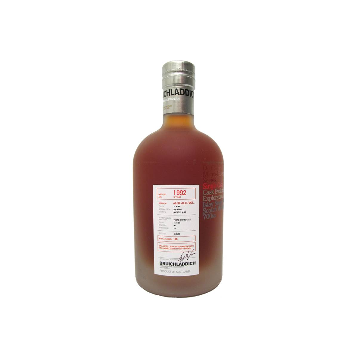 Bruichladdich 1992 18 Years Single Malt Whisky