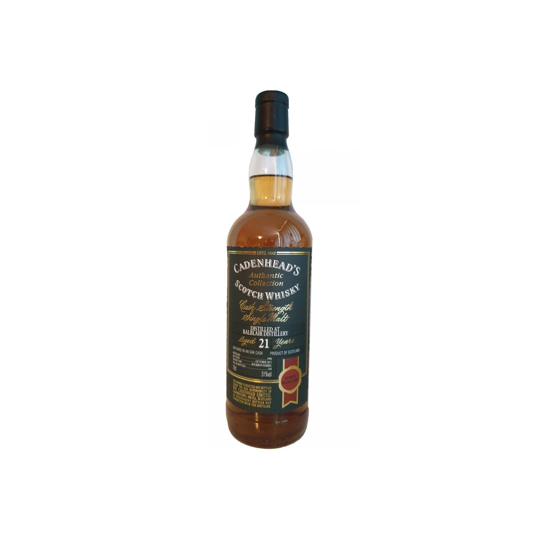 Balblair Authentic Collection 1990 21 Years Single Malt Whisky