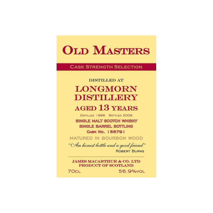 Longmorn 1996 13 Years Single Malt Whisky 2