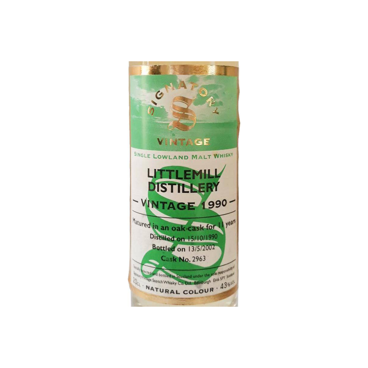 Littlemill Vintage Collection 1990 11 Years Single Malt Whisky 2