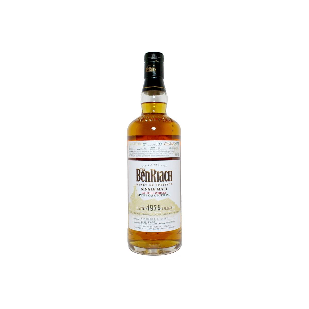 BenRiach Individual Cask Bottling 1976 35 Years Single Malt Whisky