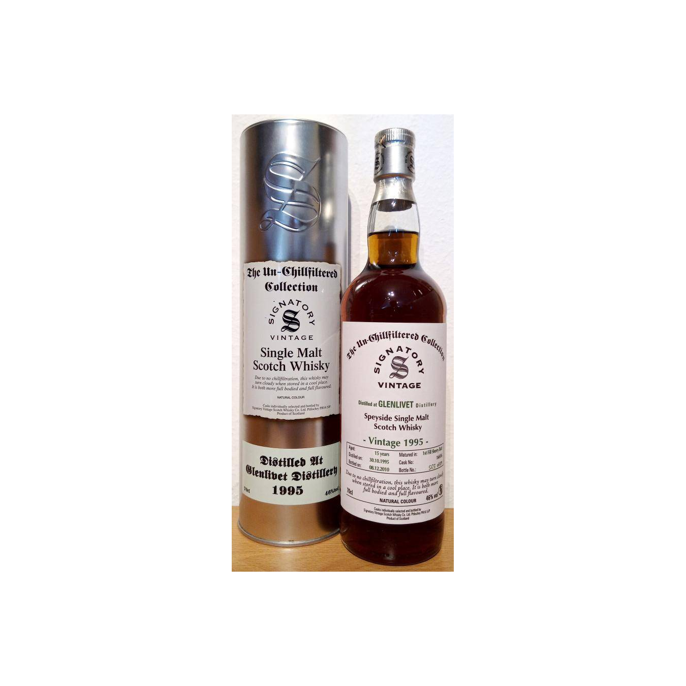 The Glenlivet The Un-Chillfiltered Collection 1995 15 Years Single Malt Whisky 2