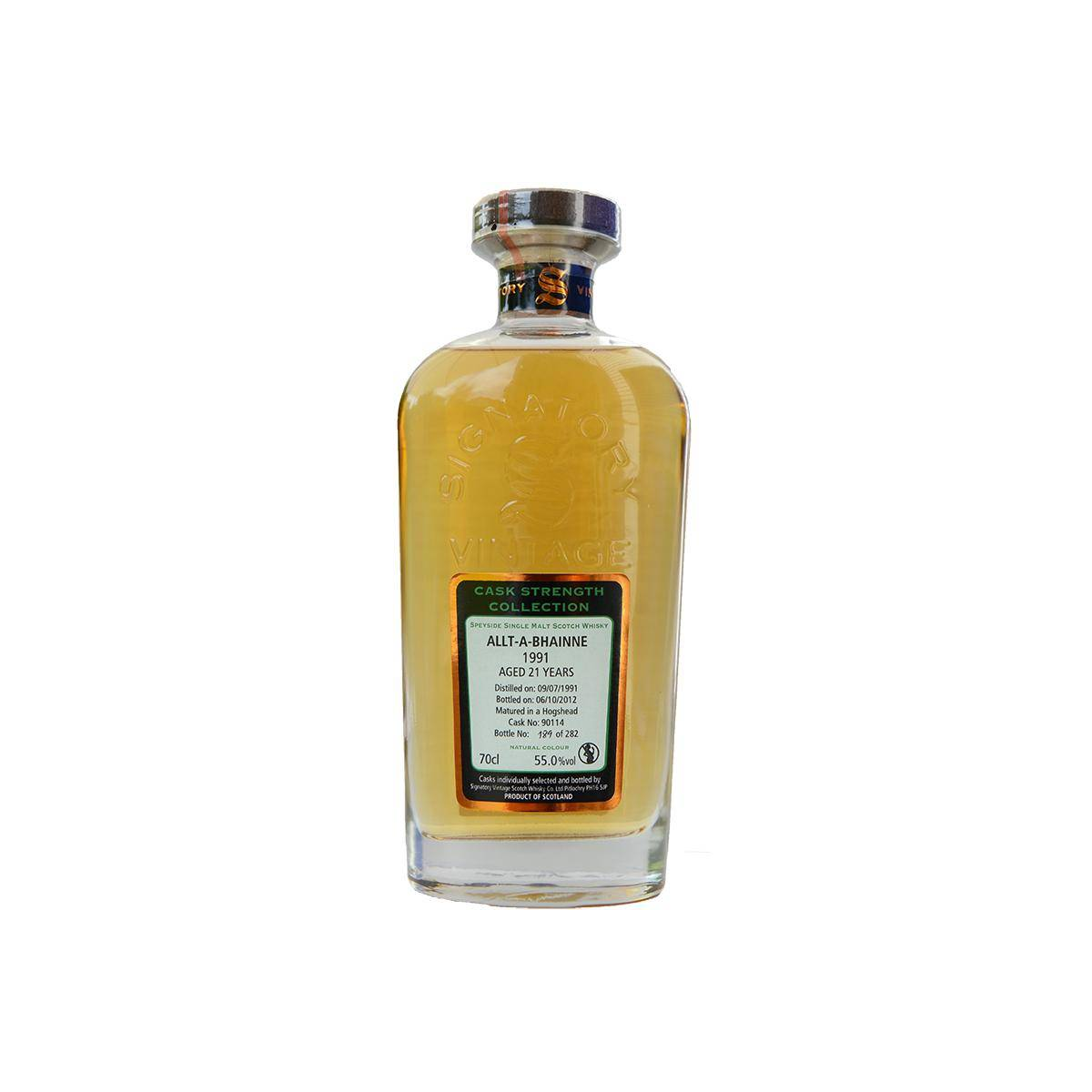Allt-A-Bhainne Cask Strength Collection 1991 21 Years Single Malt Whisky