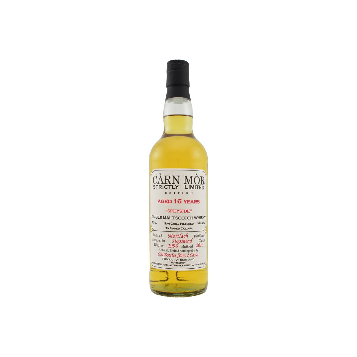 Mortlach 1996 16 Years Single Malt Whisky