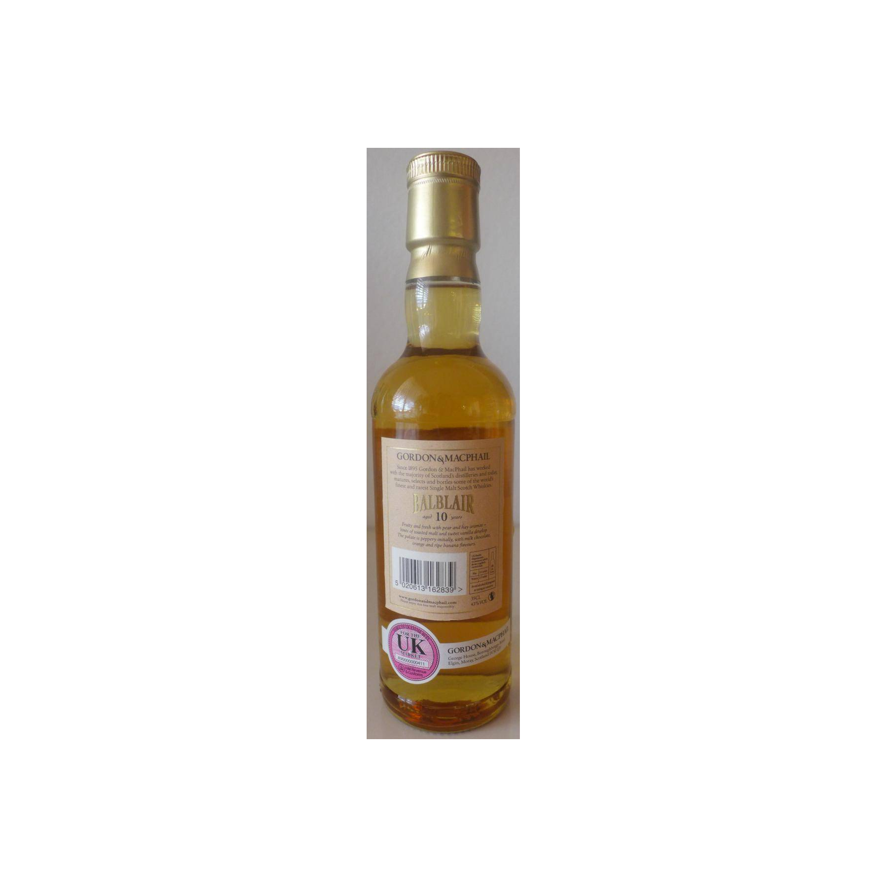 Balblair Licensed Bottling 10 Years Single Malt Whisky 3
