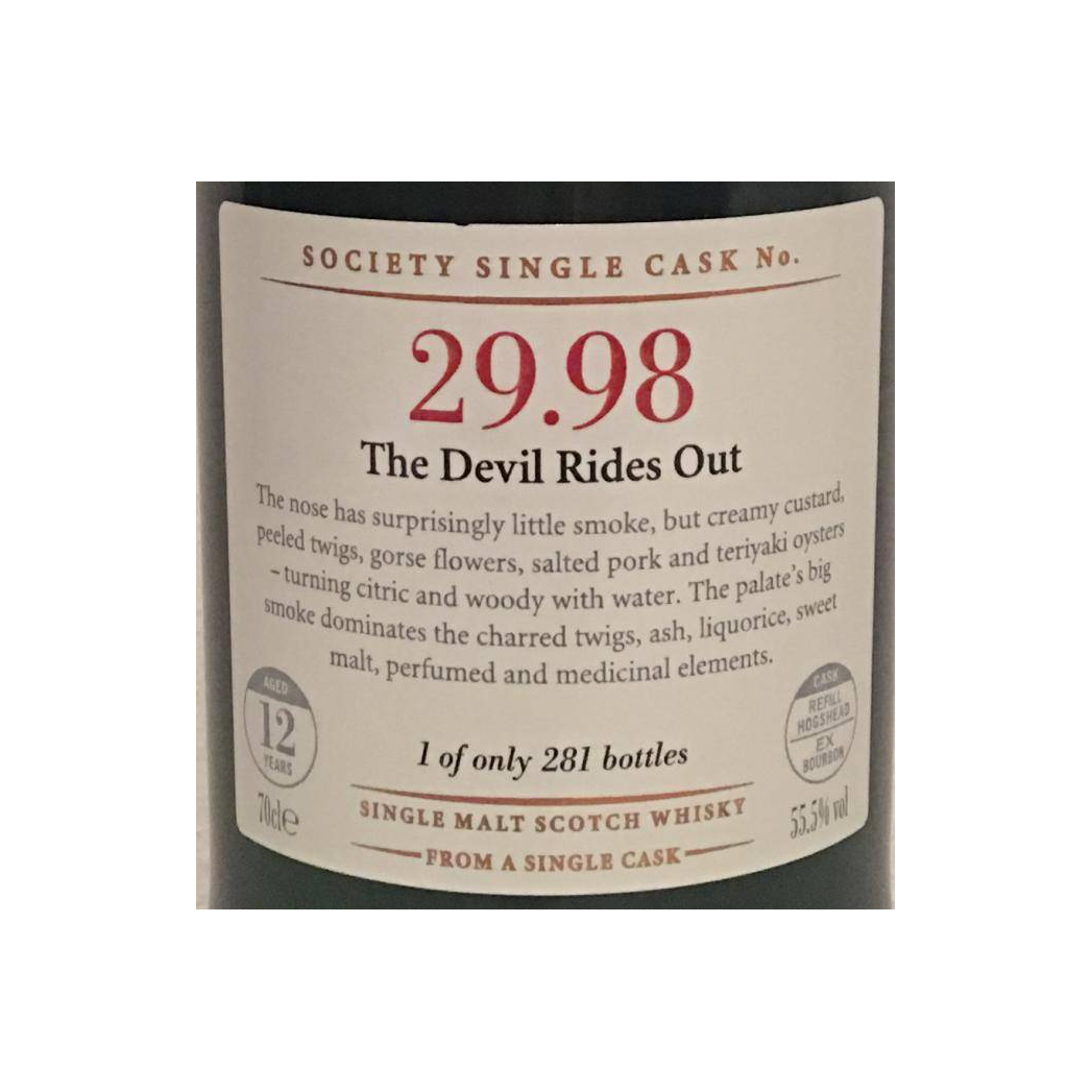 The Scotch Malt Whisky Society 1998 12 Years Single Malt Whisky 2