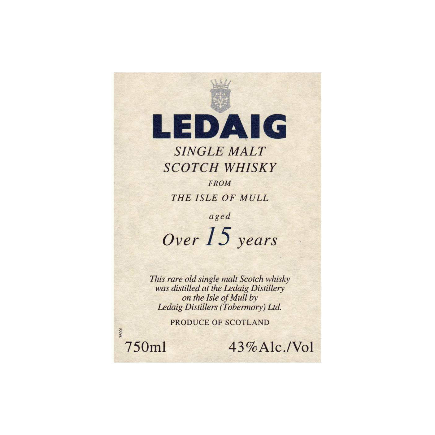 Ledaig 15 Years Single Malt Whisky