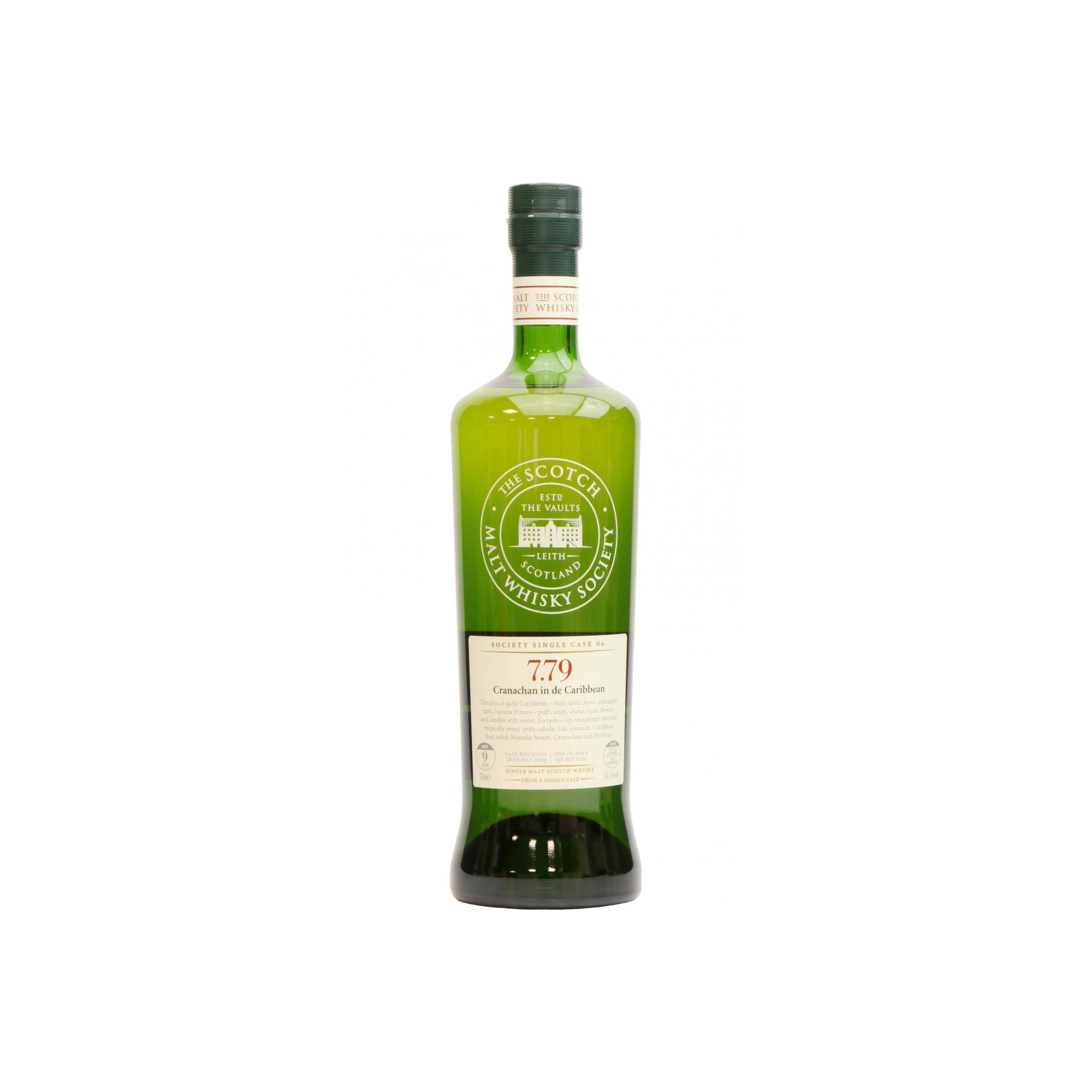 The Scotch Malt Whisky Society 2003 9 Years Single Malt Whisky