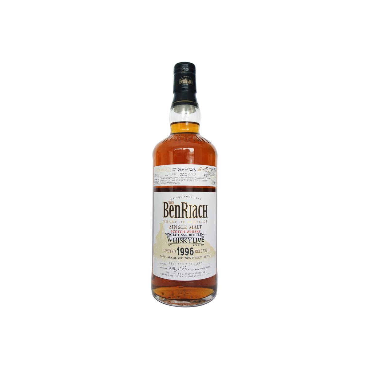 BenRiach Individual Cask Bottling 1996 16 Years Single Malt Whisky