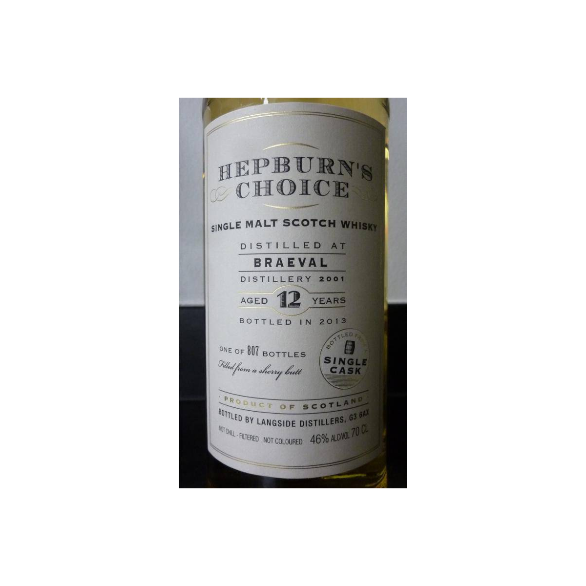 Braeval 2001 12 Years Single Malt Whisky 2