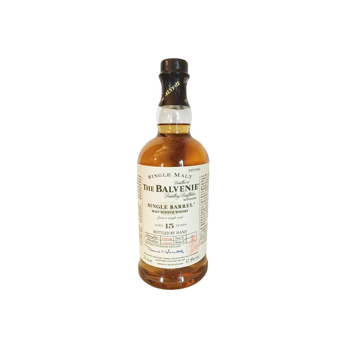 The Balvenie Single Cask 1991 15 Years Single Malt Whisky