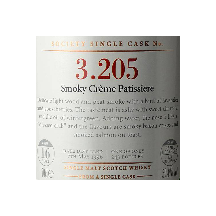 The Scotch Malt Whisky Society 1996 16 Years Single Malt Whisky
