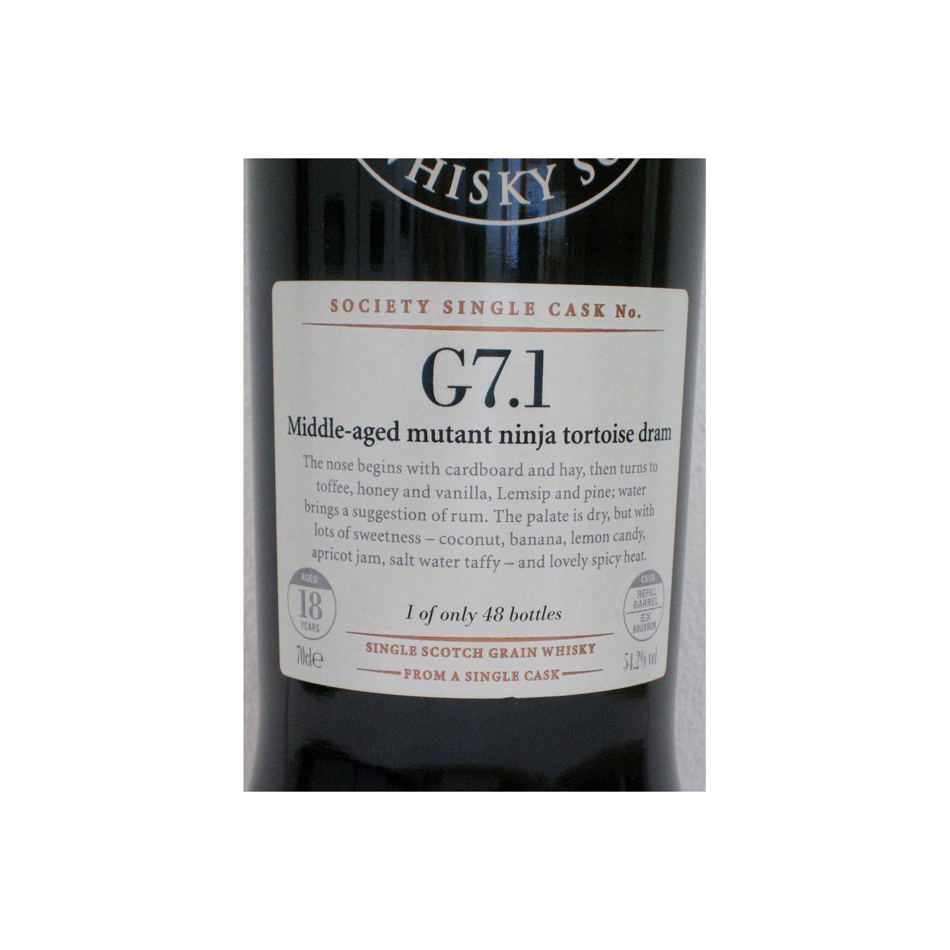 The Scotch Malt Whisky Society 18 Years Single Grain Whisky 2