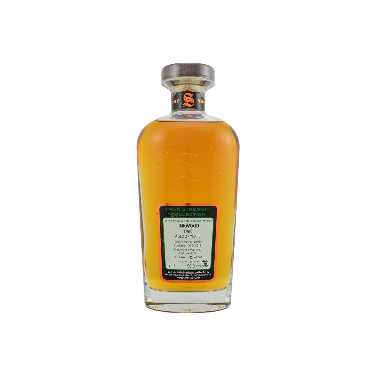 Linkwood Cask Strength Collection 1985 27 Years Single Malt Whisky