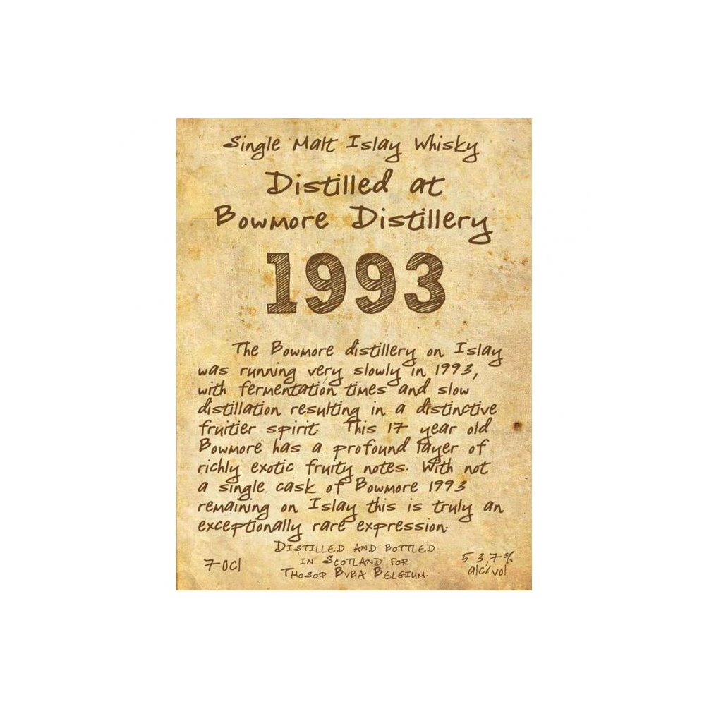 Bowmore 1993 17 Years Single Malt Whisky 2