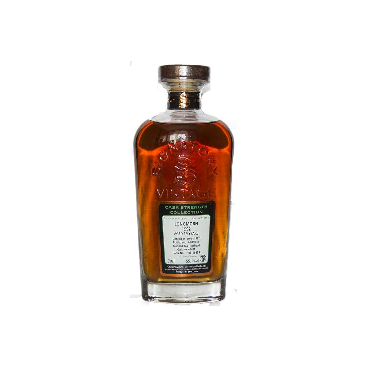 Longmorn Cask Strength Collection 1992 19 Years Single Malt Whisky