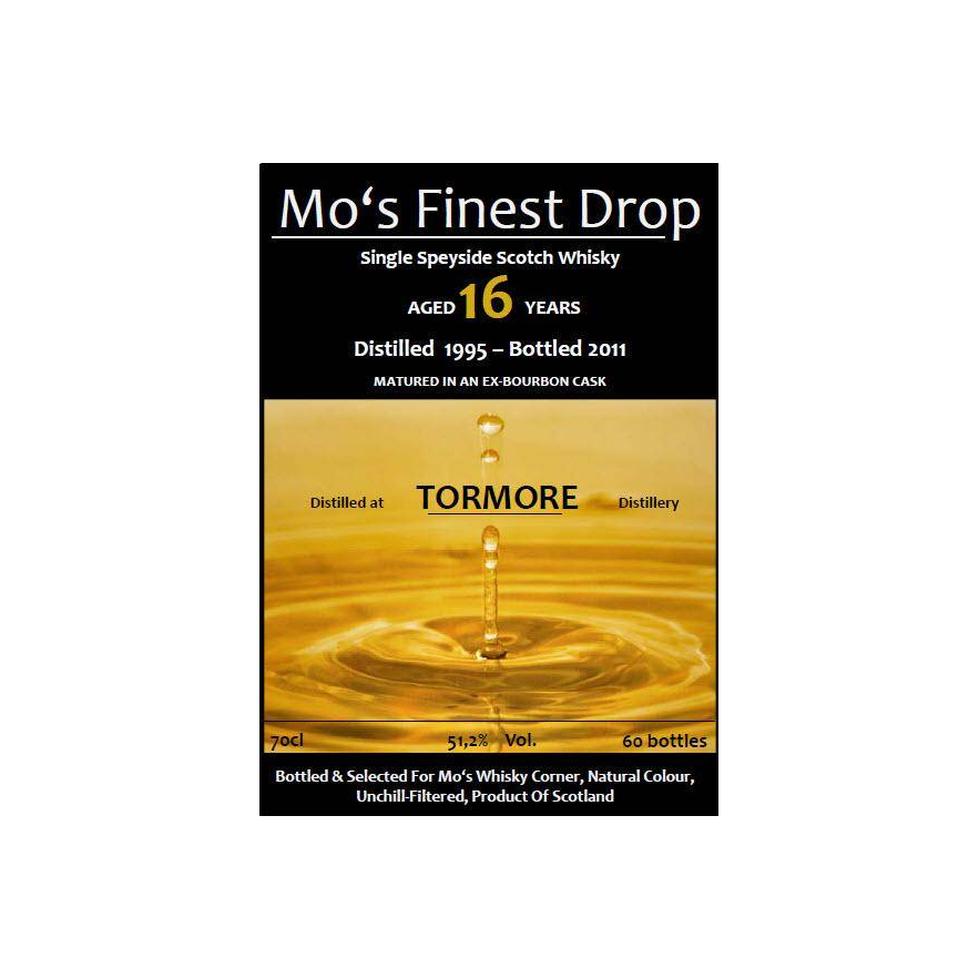 Tormore 1995 16 Years Single Malt Whisky