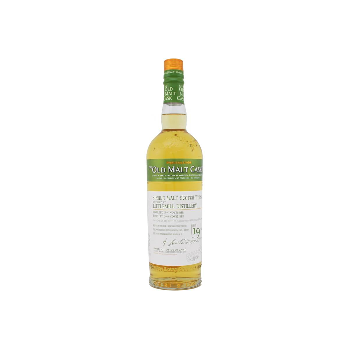 Littlemill Old Malt Cask 1991 19 Years Single Malt Whisky