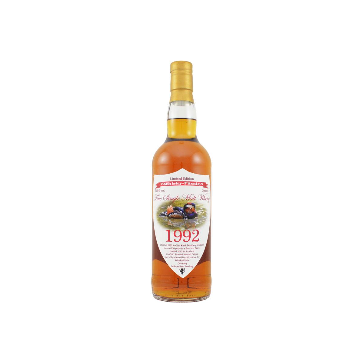 Glen Keith Limited Edition 1992 20 Years Single Malt Whisky