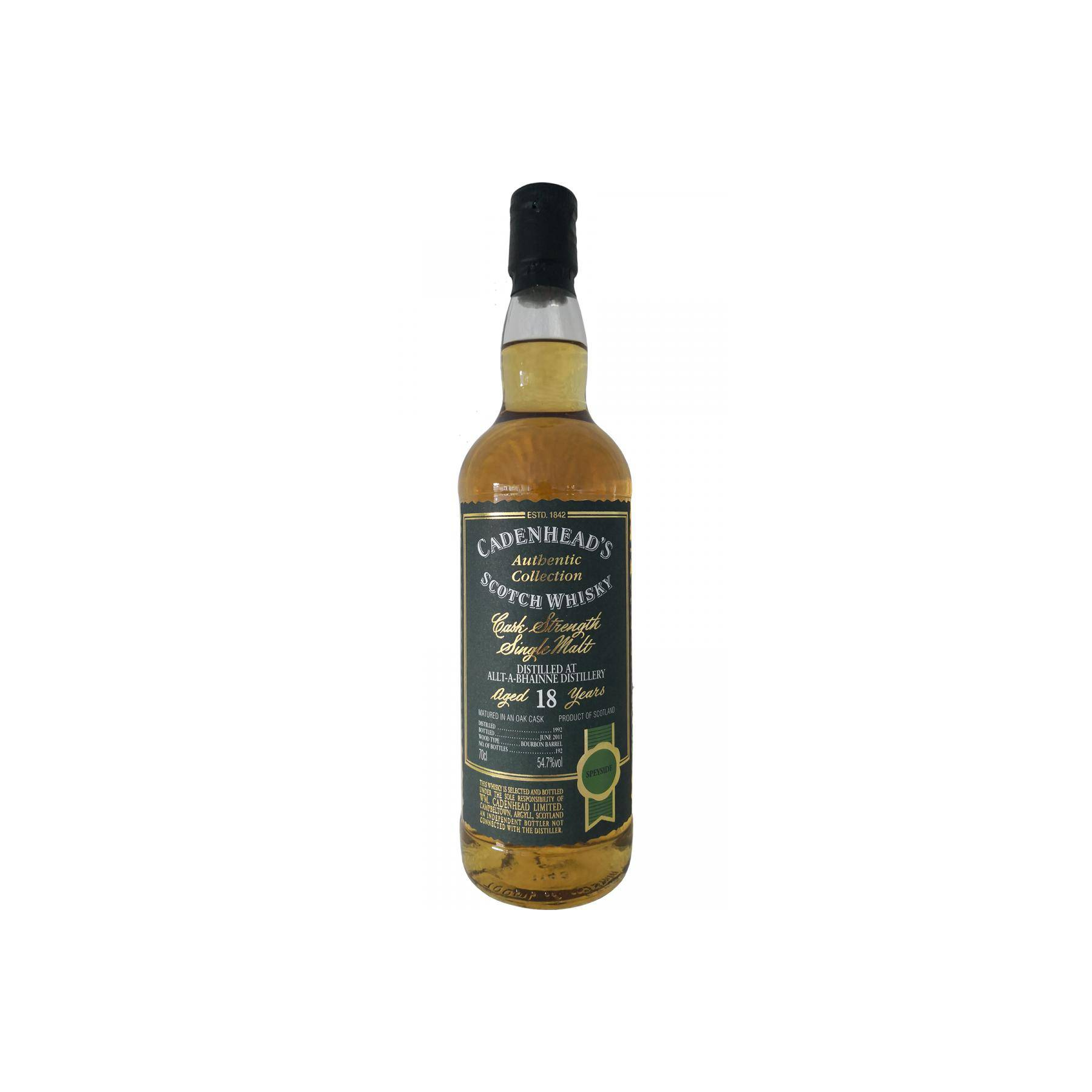 Allt-A-Bhainne Authentic Collection 1992 18 Years Single Malt Whisky