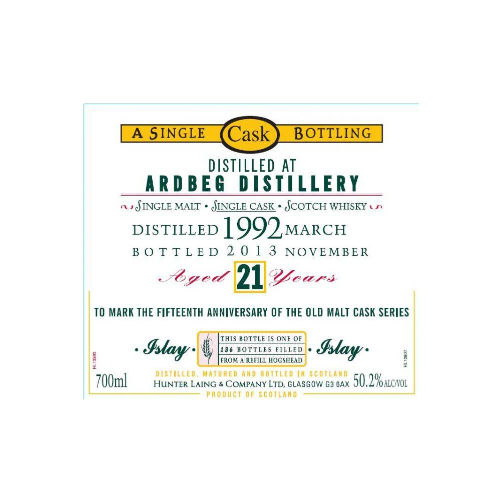 Ardbeg 1992 21 Years Single Malt Whisky 3