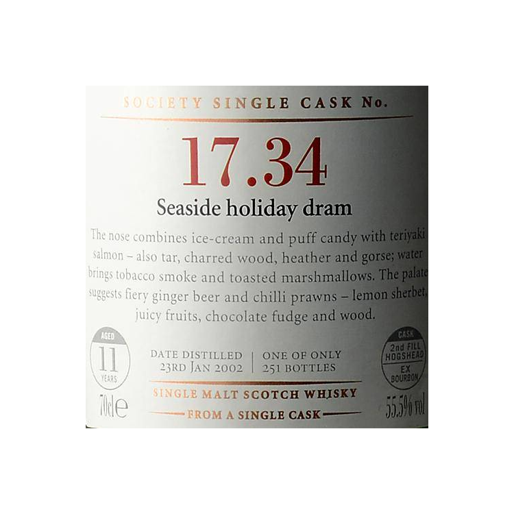 The Scotch Malt Whisky Society 2002 11 Years Single Malt Whisky 2