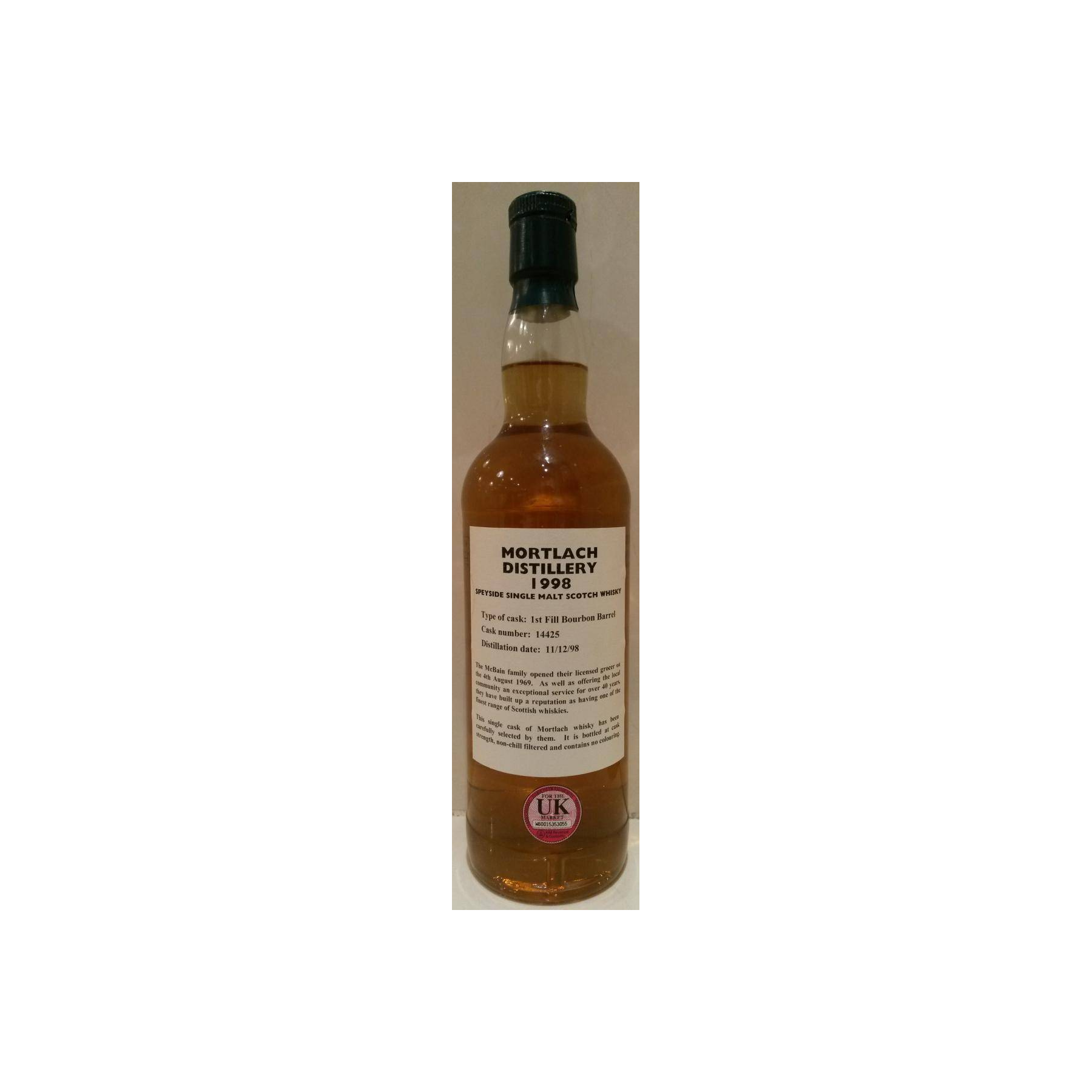 Mortlach 1998 11 Years Single Malt Whisky 2