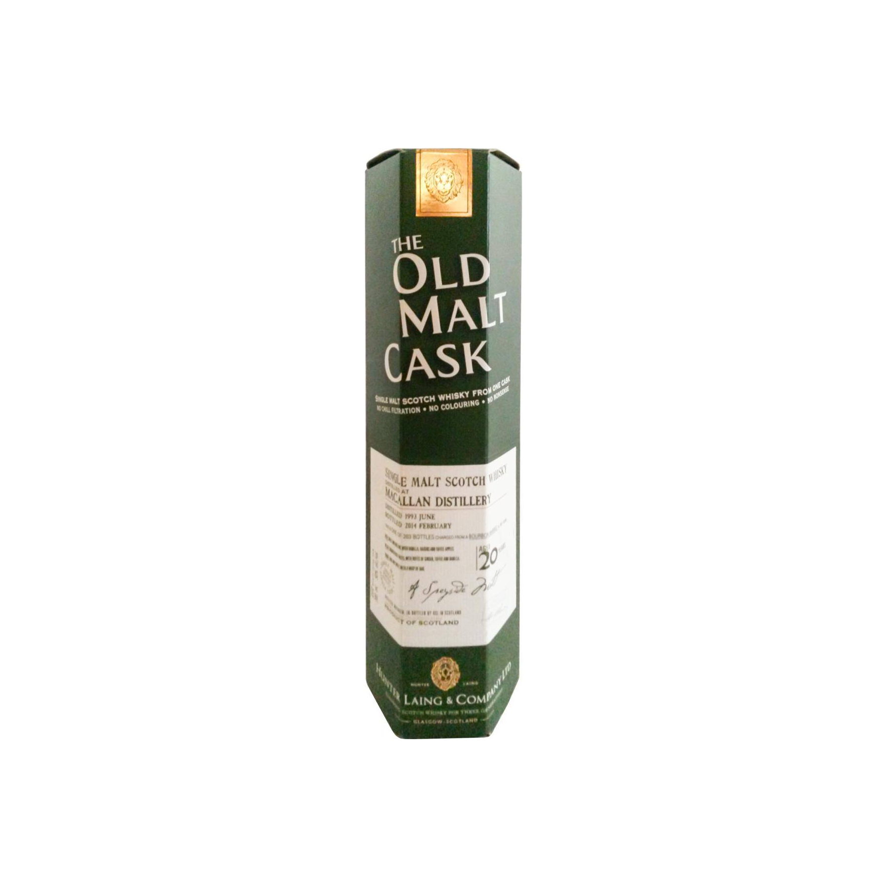 The Macallan Old Malt Cask 1993 20 Years Single Malt Whisky 3
