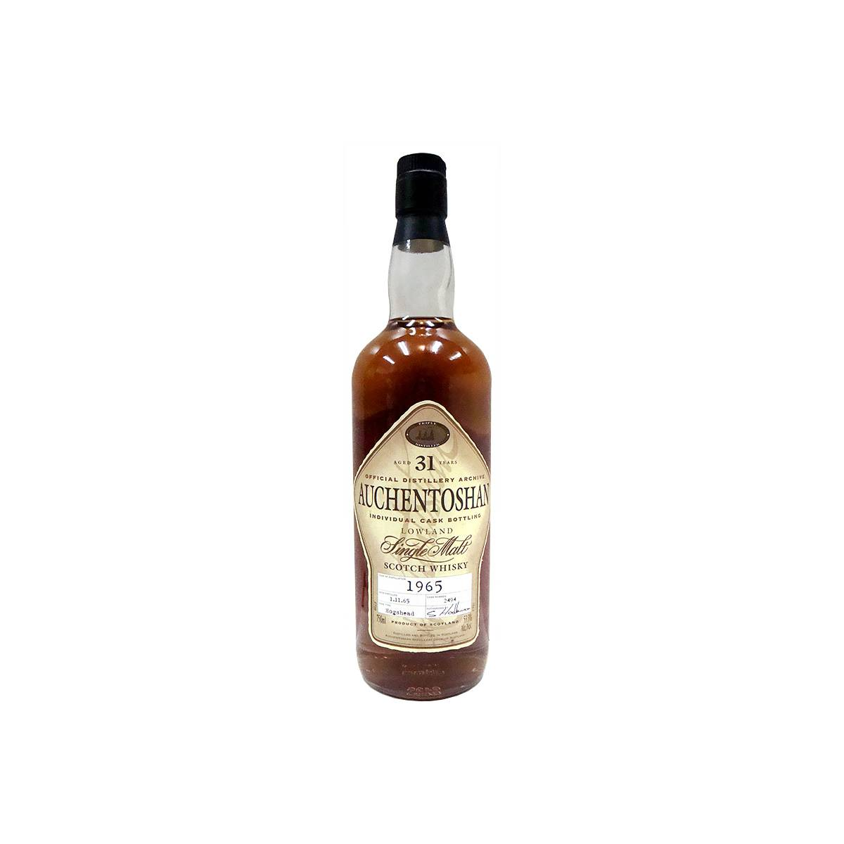 Auchentoshan Individual Cask Bottling 1965 31 Years Single Malt Whisky