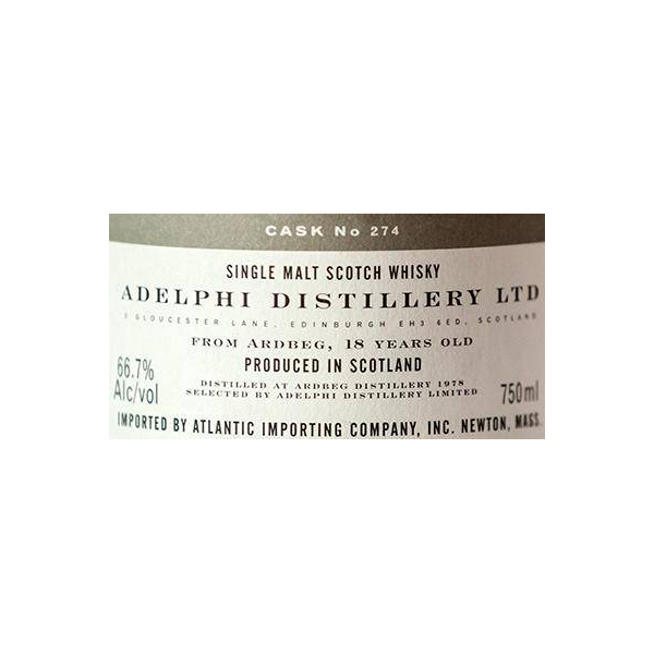 Ardbeg 1978 18 Years Single Malt Whisky 2