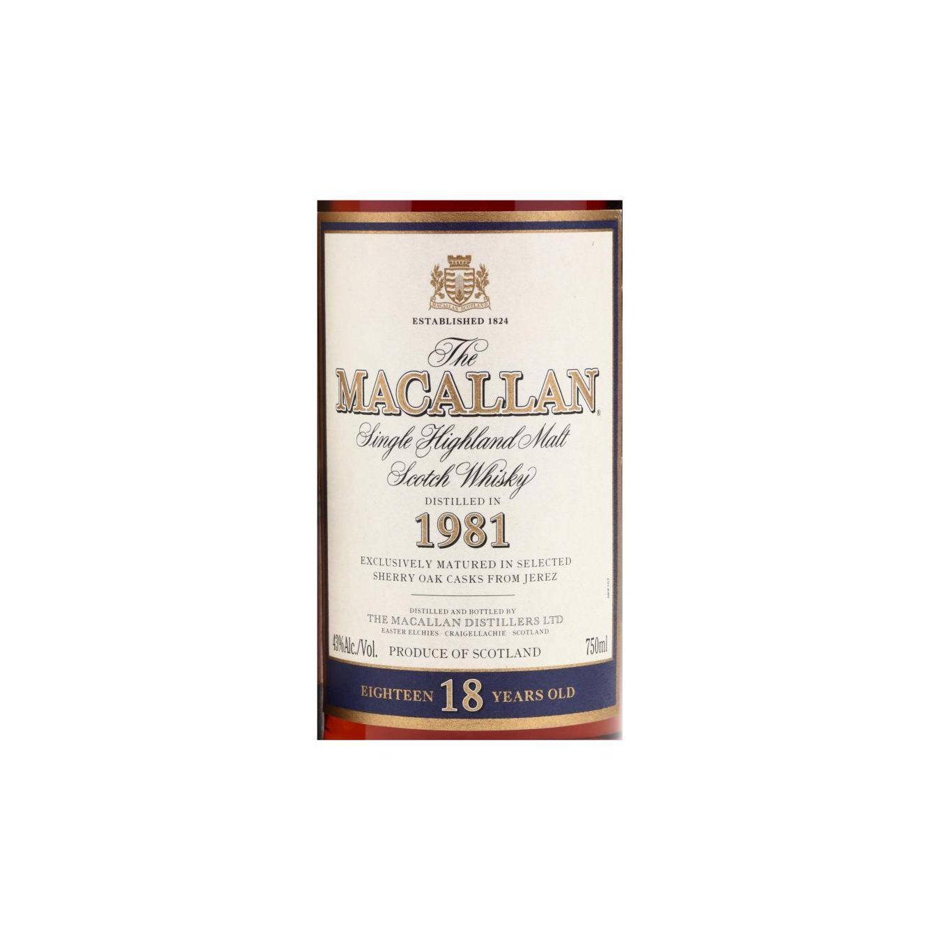 The Macallan 1981 18 Years Single Malt Whisky 3