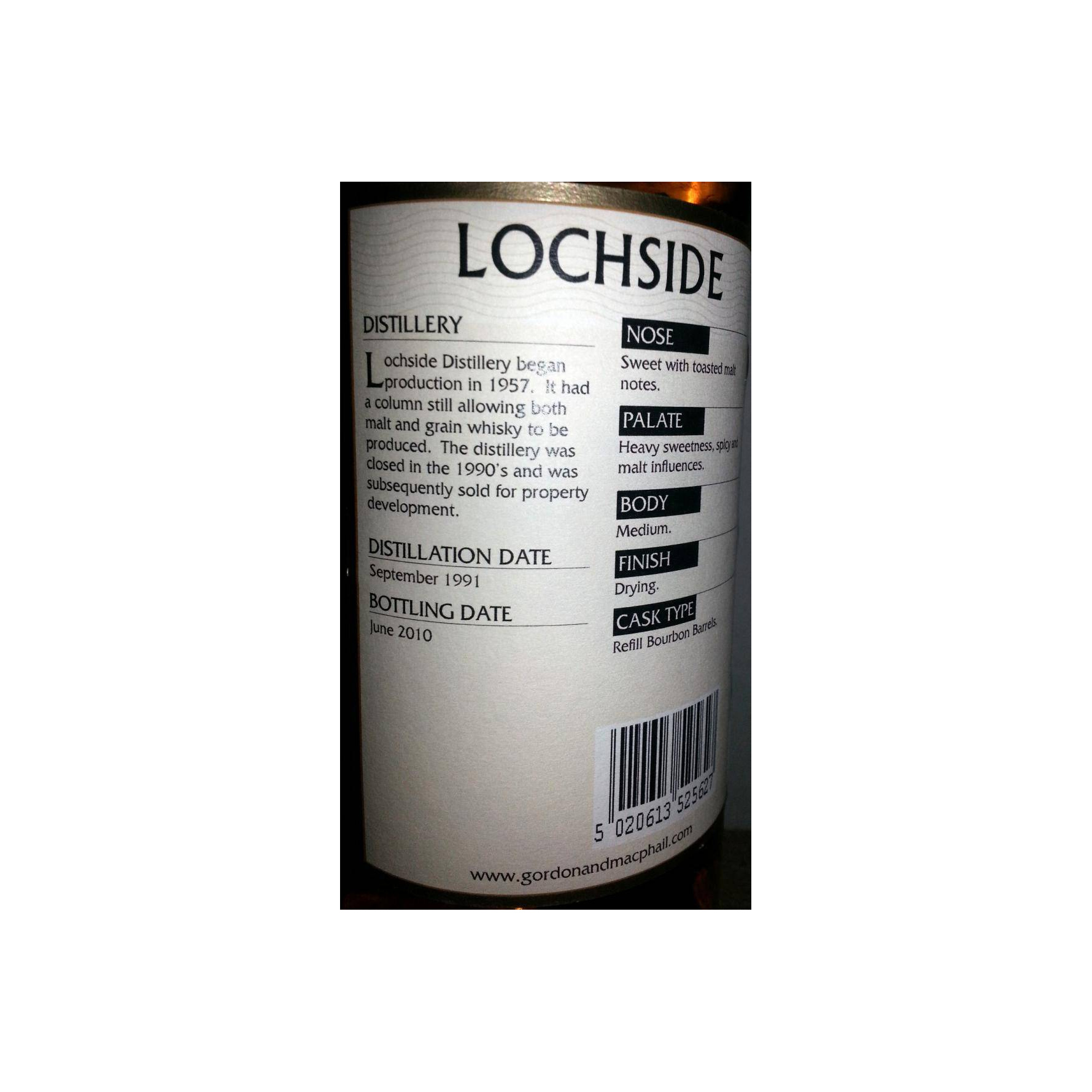 Lochside Connoisseurs Choice 1991 18 Years Single Malt Whisky 3