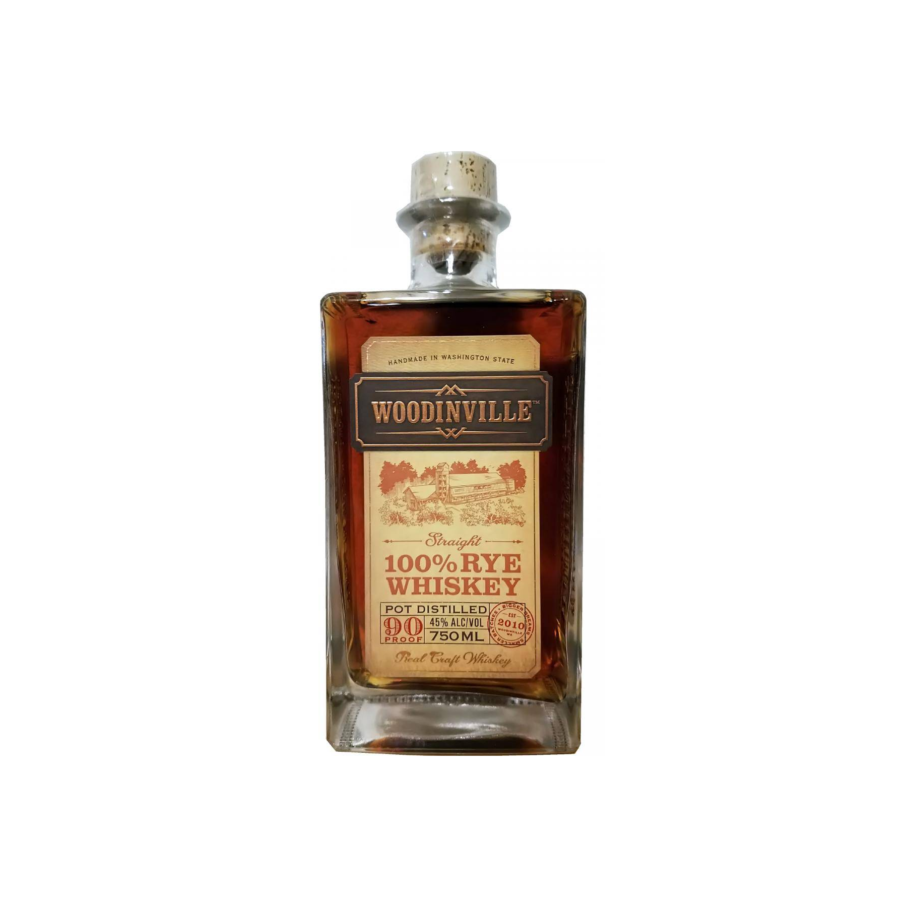 Woodinville Hundred Percent Rye Whiskey