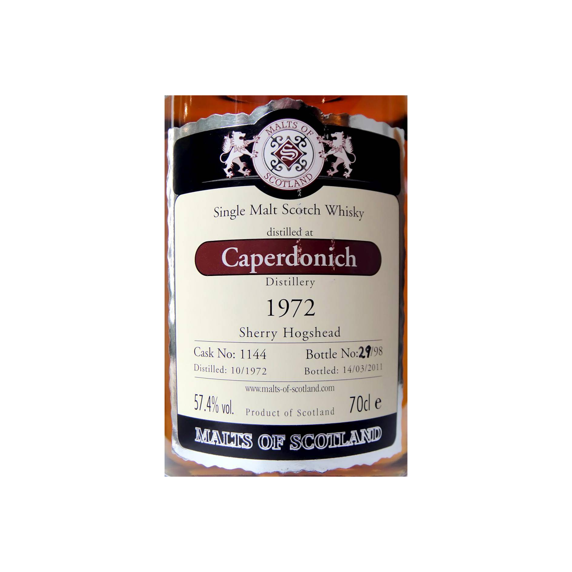 Caperdonich 1972 38 Years Single Malt Whisky 3