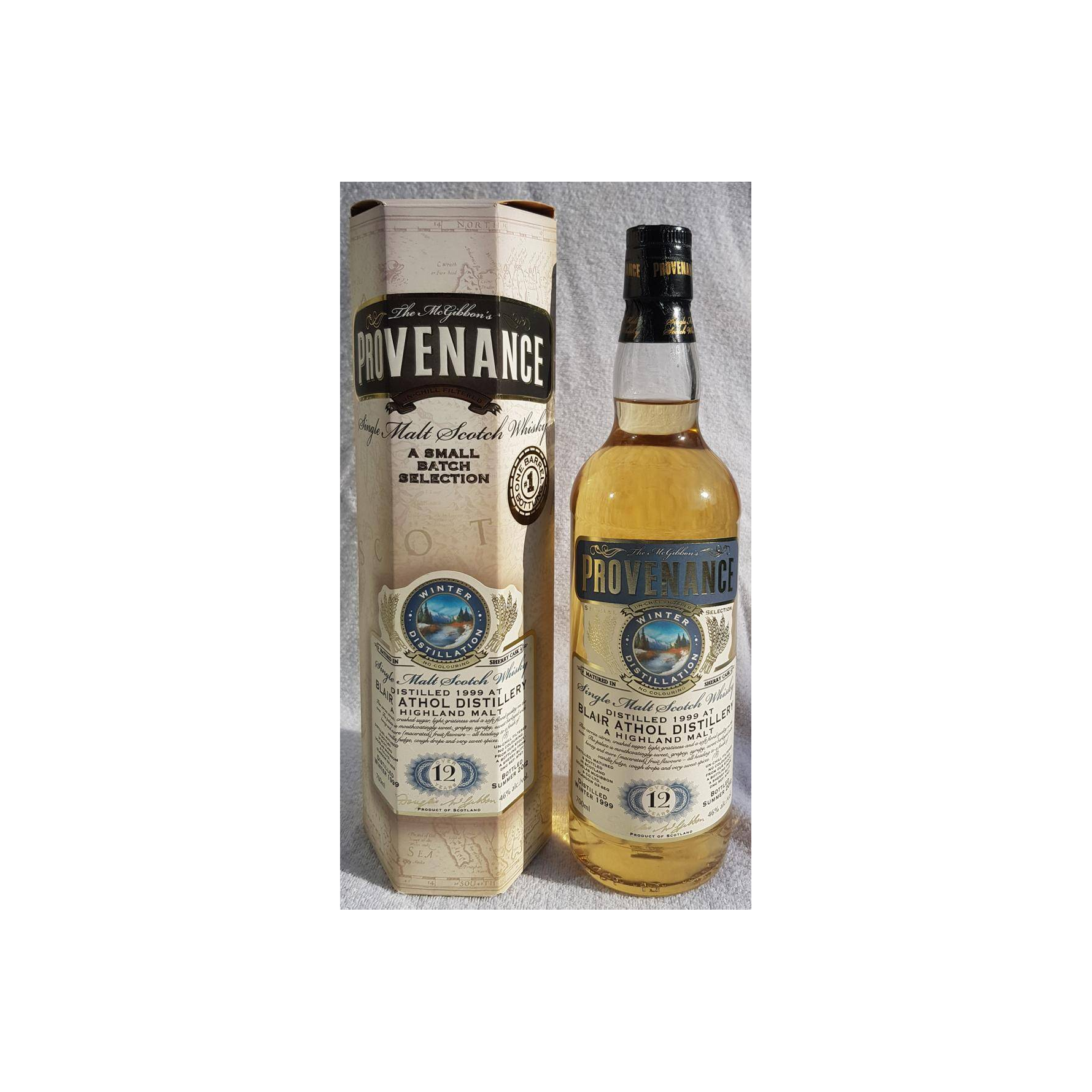 Blair Athol McGibbon's Provenance 1999 12 Years Single Malt Whisky 3