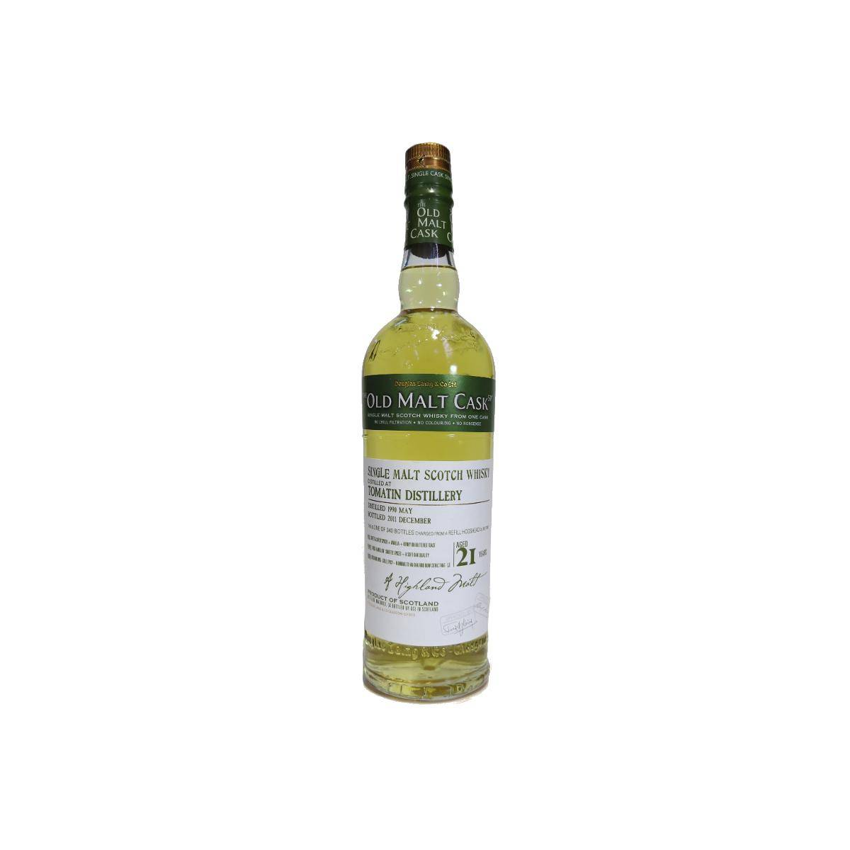 Tomatin Old Malt Cask 1990 21 Years Single Malt Whisky