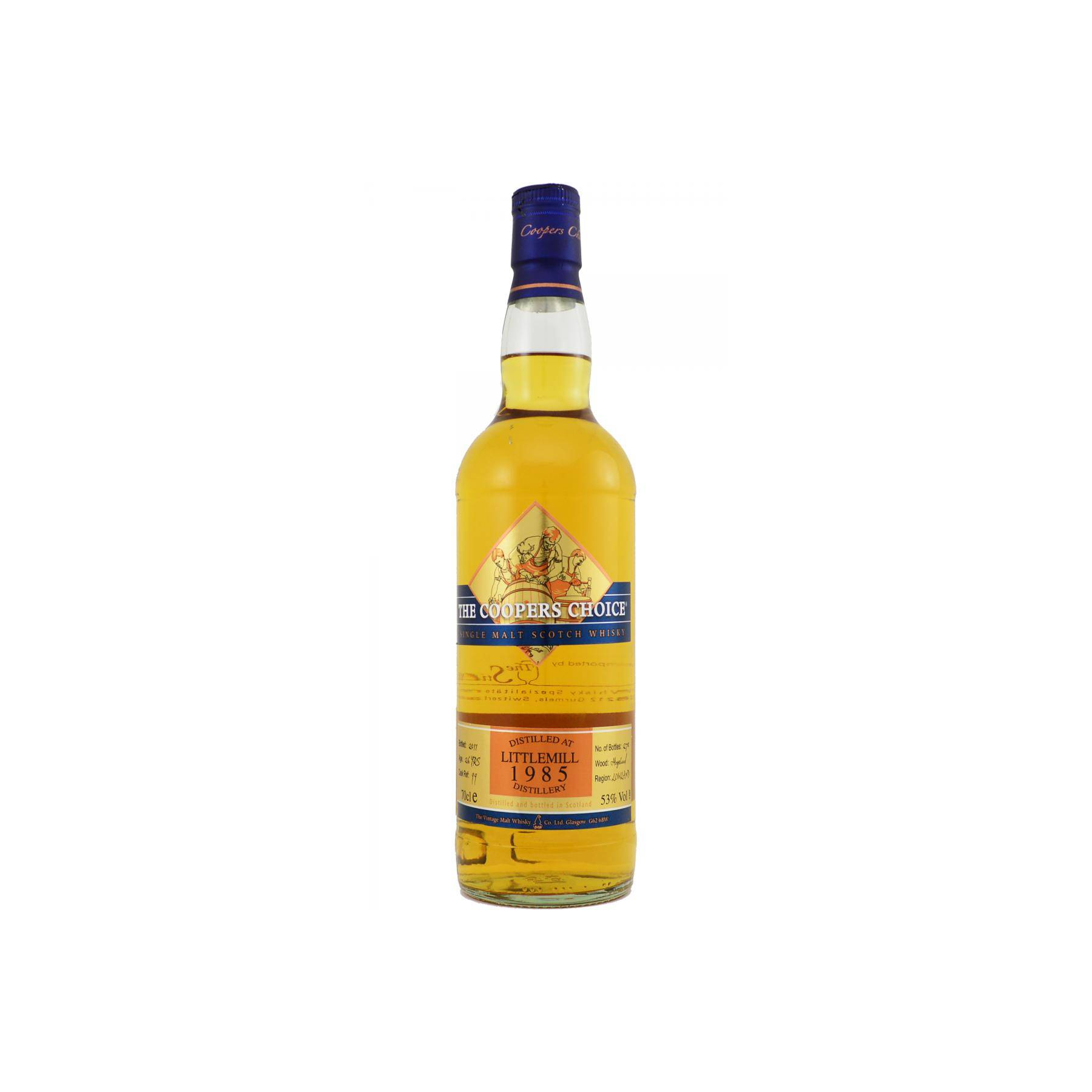 Littlemill The Cooper's Choice 1985 26 Years Single Malt Whisky