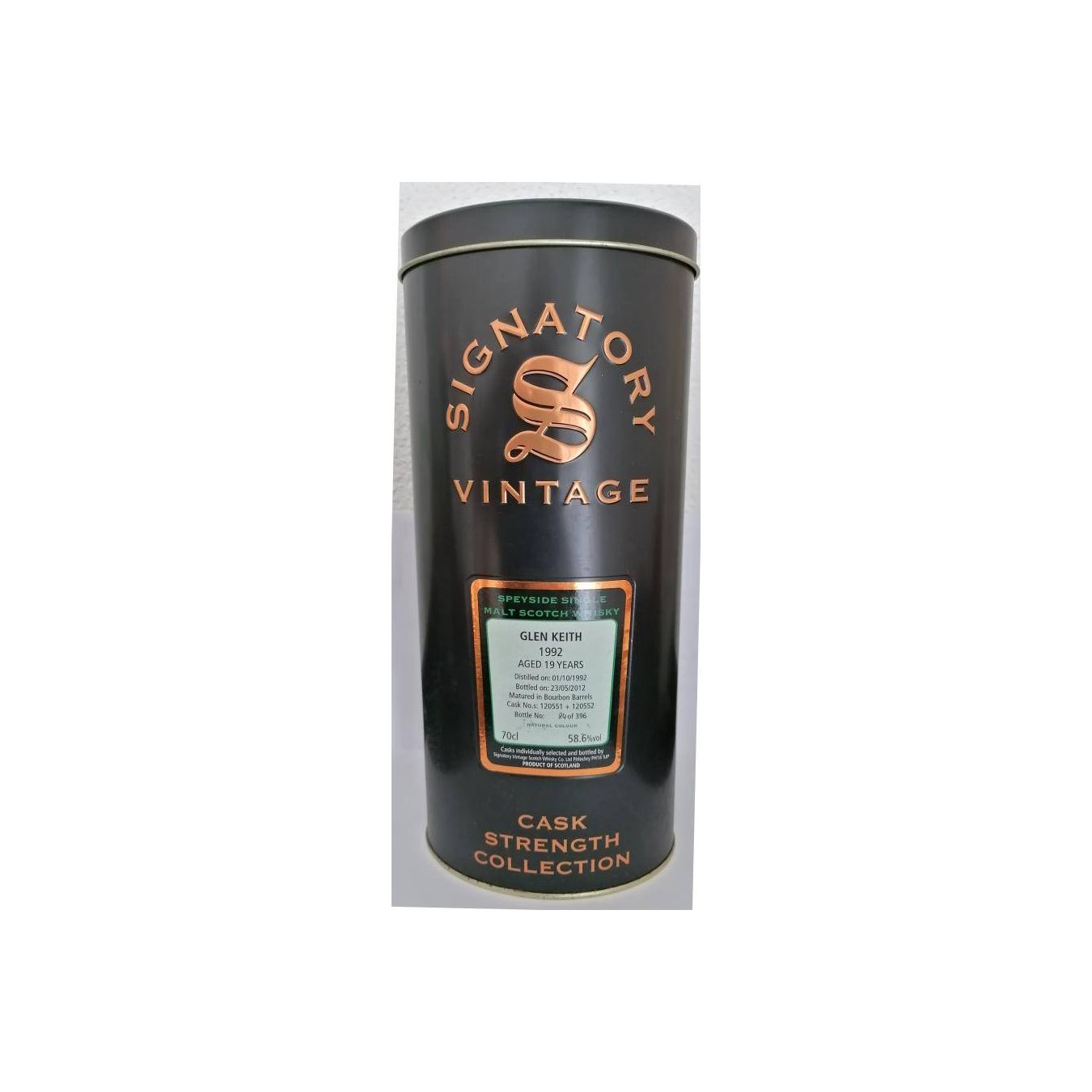 Glen Keith Cask Strength Collection 1992 19 Years Single Malt Whisky 2