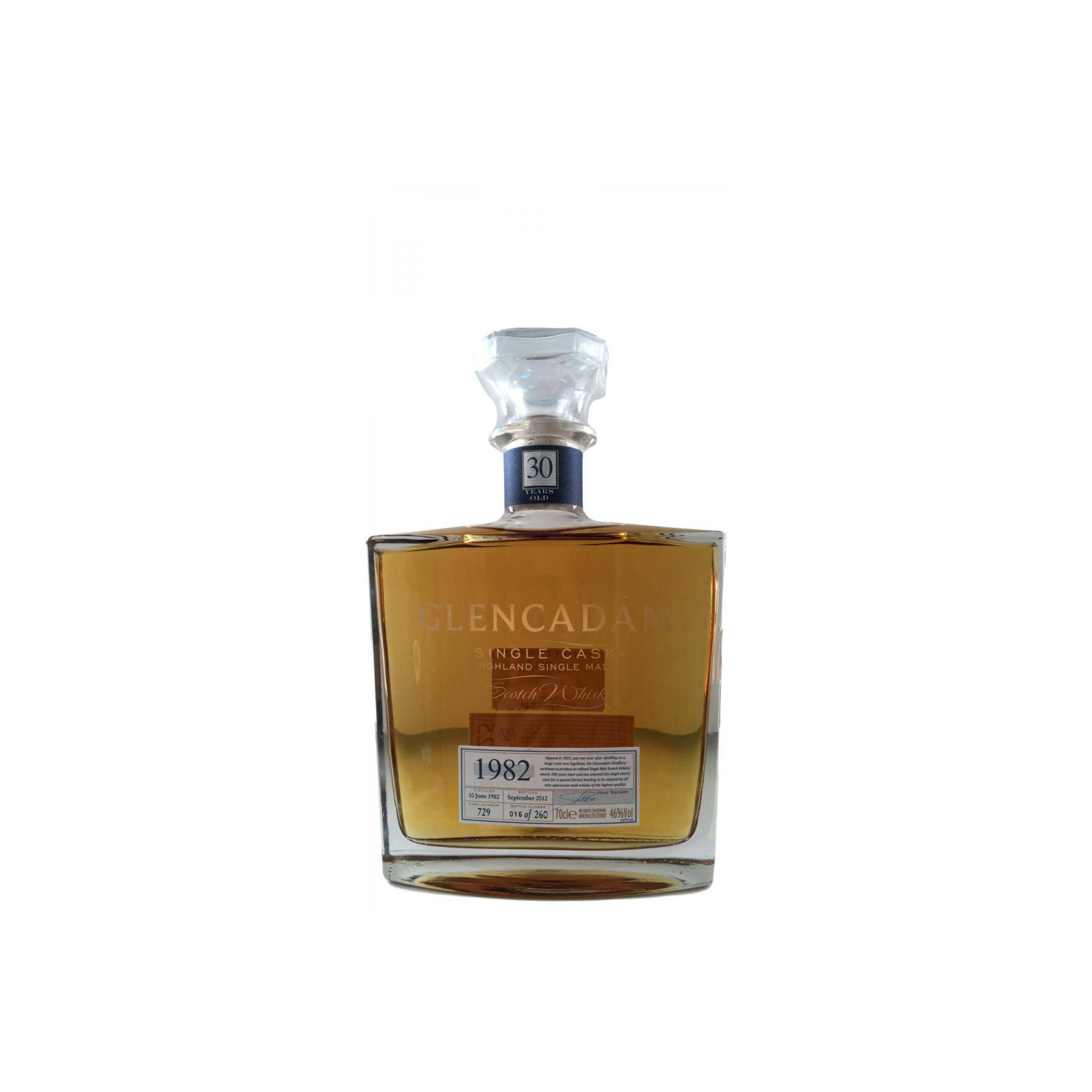 Glencadam Single Cask 1982 30 Years Single Malt Whisky
