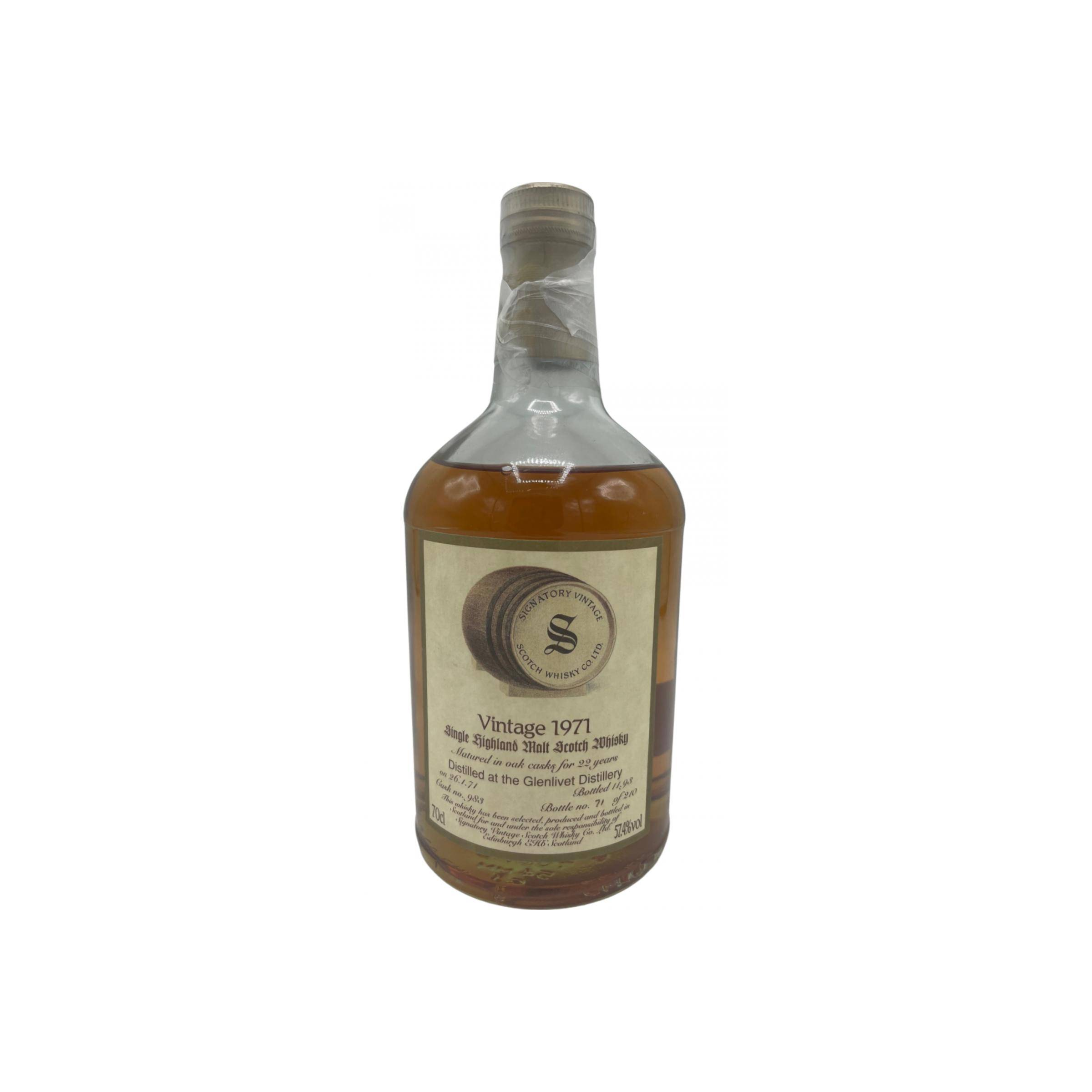 The Glenlivet Vintage Collection - Dumpy 1971 22 Years Single Malt Whisky