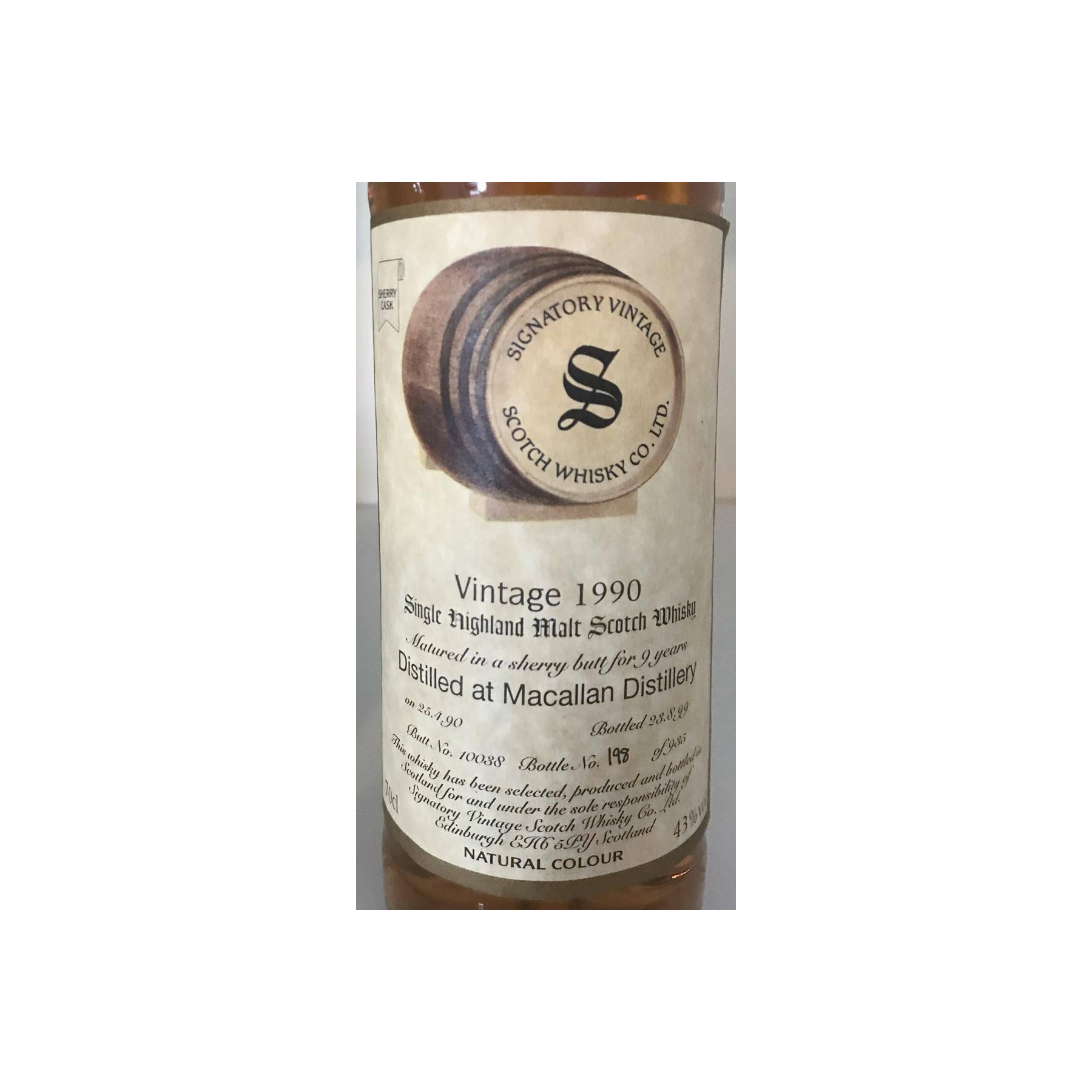 The Macallan Vintage Collection 1990 9 Years Single Malt Whisky 2
