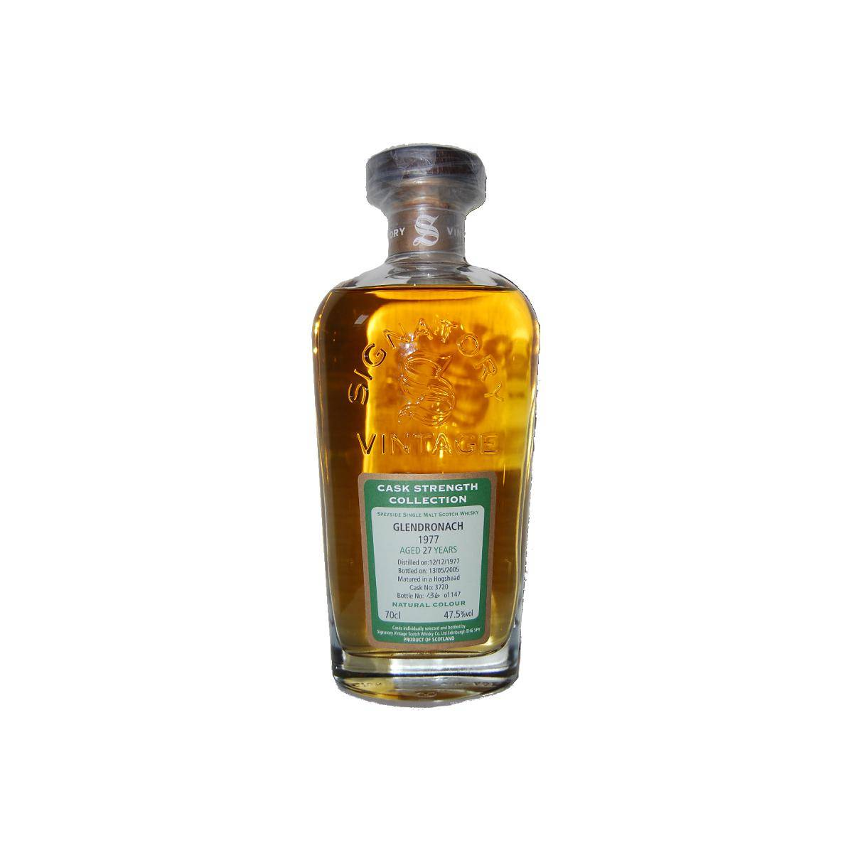 GlenDronach Cask Strength Collection 1977 27 Years Single Malt Whisky