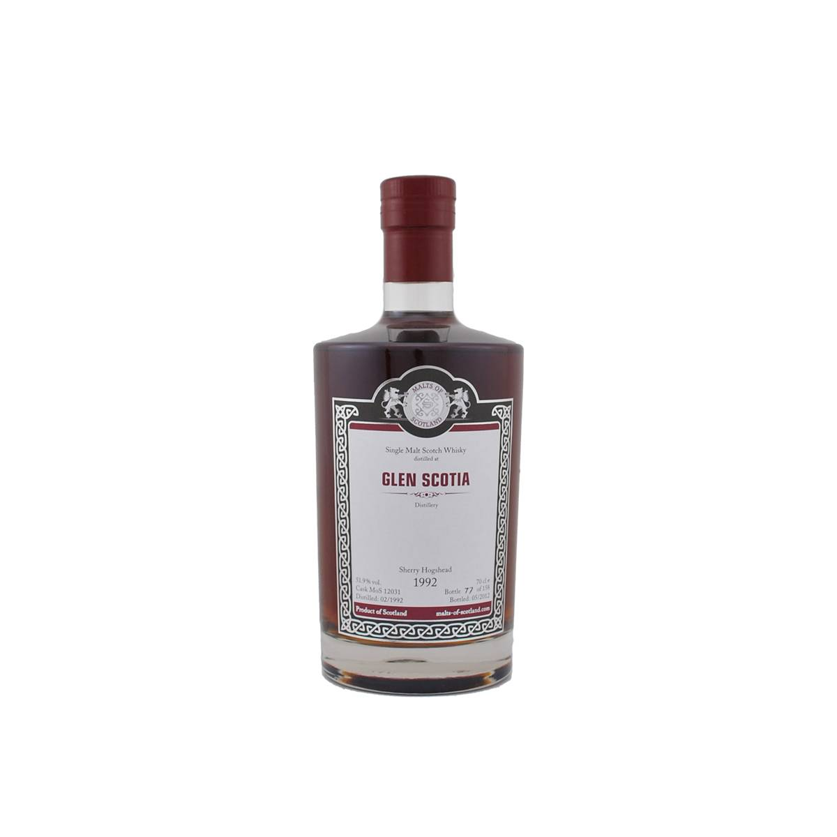 Glen Scotia 1992 20 Years Single Malt Whisky