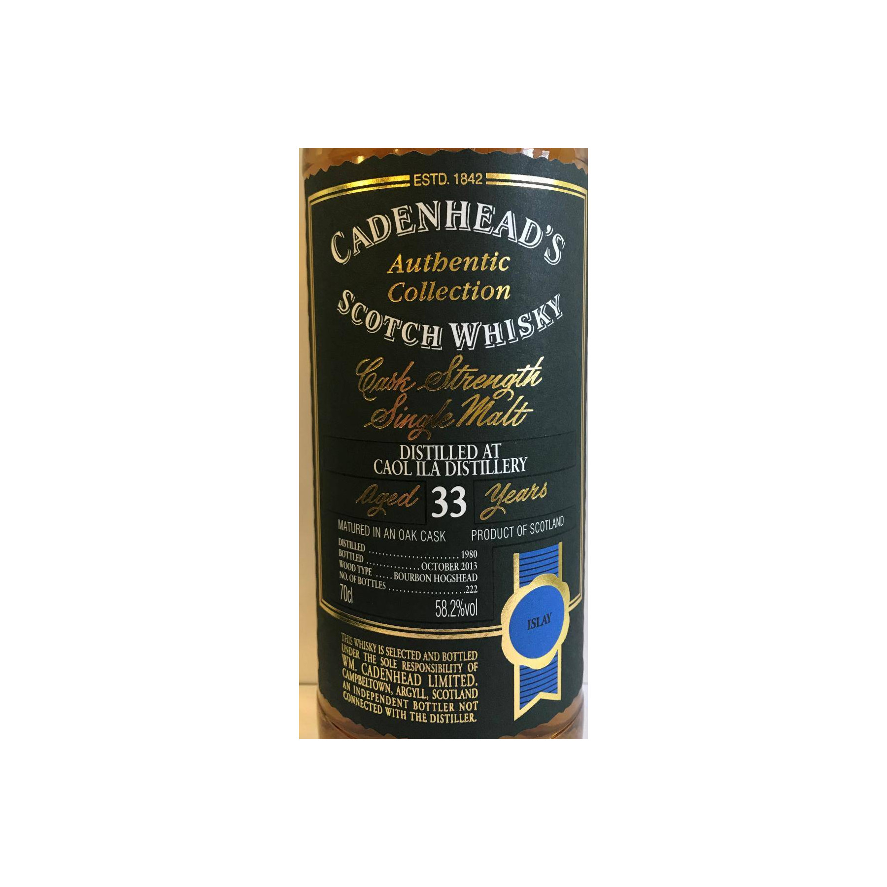 Caol Ila Authentic Collection 1980 33 Years Single Malt Whisky 2