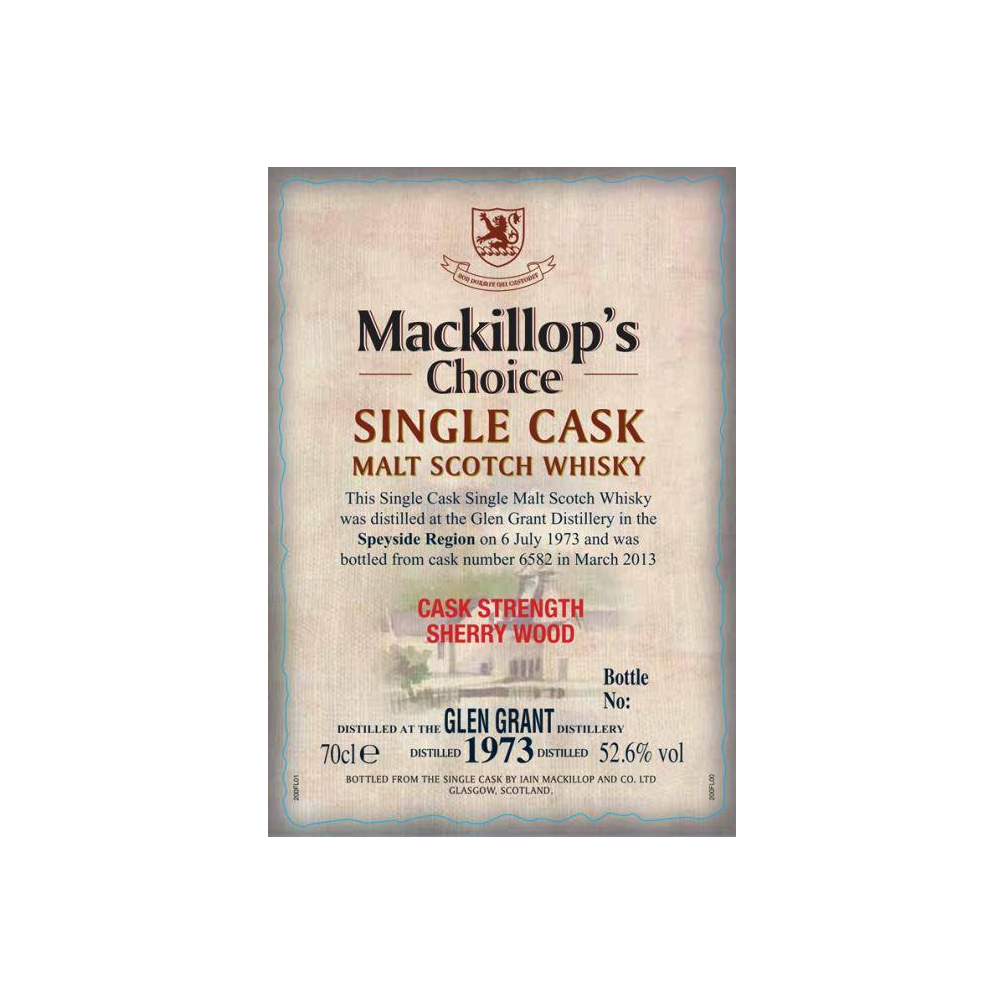 Glen Grant Single Cask 1973 39 Years Single Malt Whisky 2
