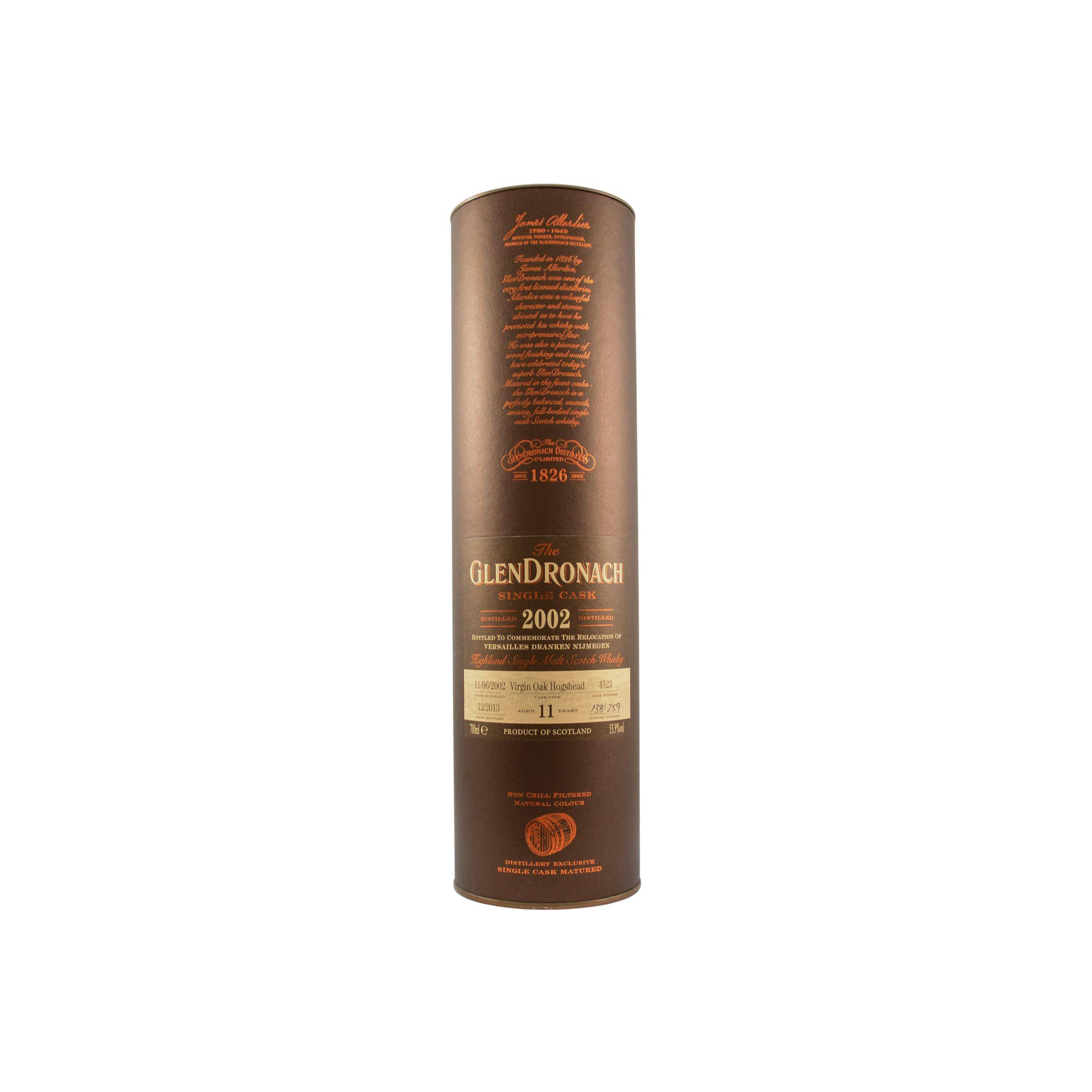 GlenDronach Single Cask 2002 11 Years Single Malt Whisky 2